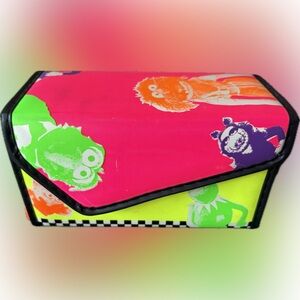 Vintage 1989 Jim Henson Muppets Neon Cassette Tape Case